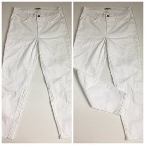 NWOT L'AGENCE Blanc/White THE DUKE 5 Pocket Ankle/Cropped Jeans